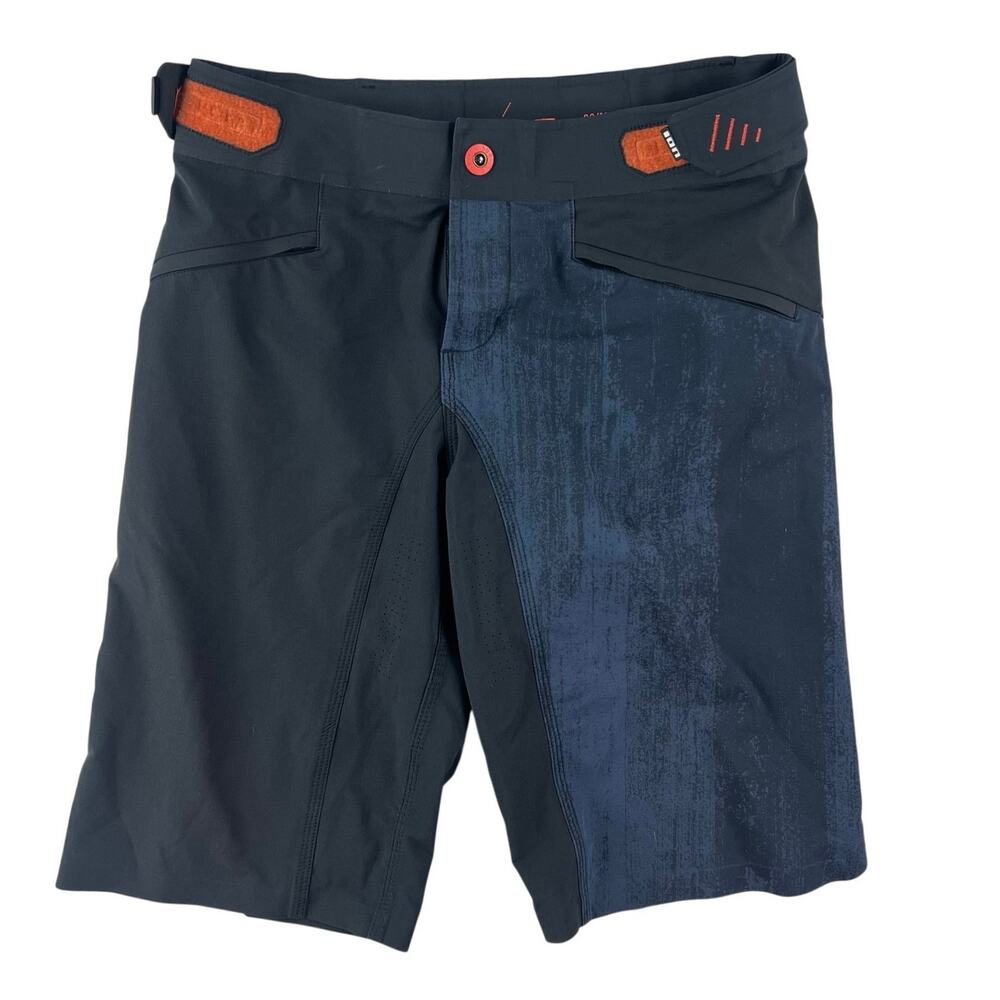 ION WMNS Scrub MTB Mountain Bike Cycling Shorts Size 38 (US M) Black Navy Orange